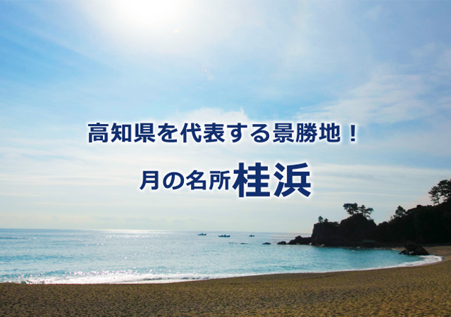 高知県を代表する景勝地！月の名所桂浜